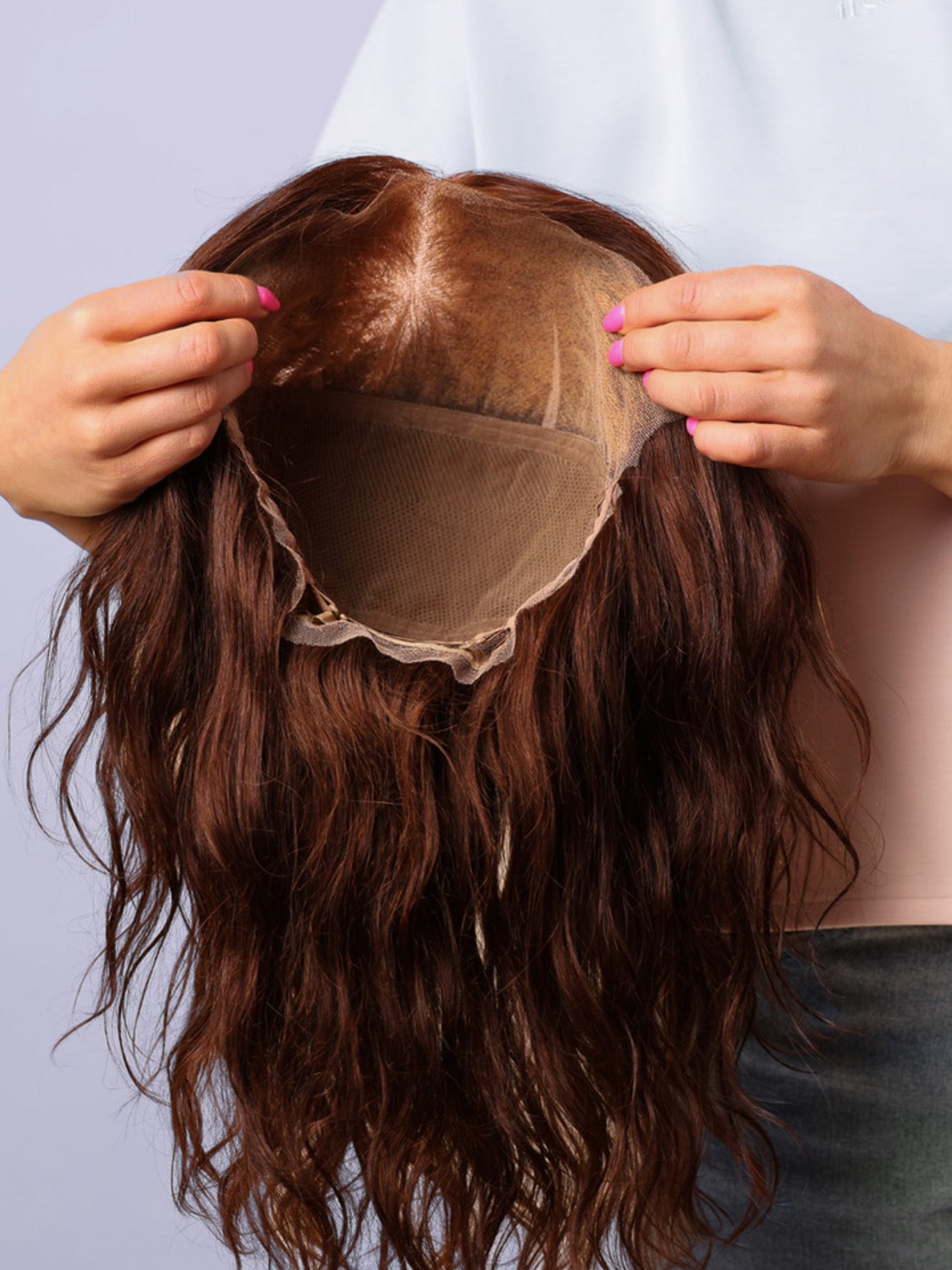 Lumoava 35 cm vuokraperuukki