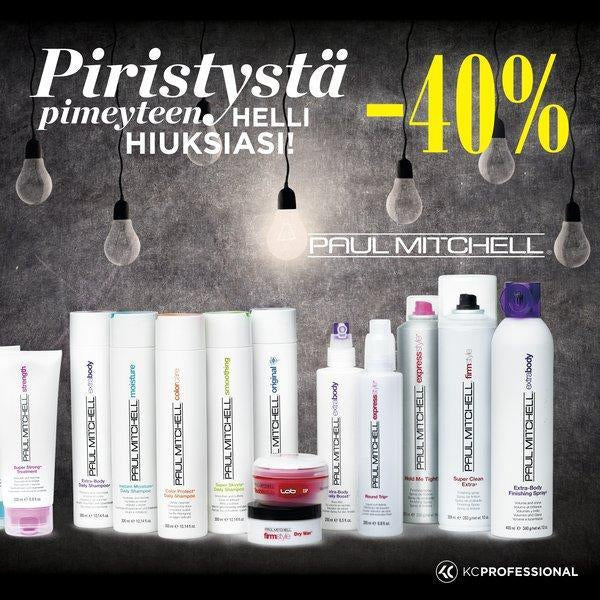 Tarjoukset - Kaikki Paul Mitchell-hiustenhoitotuotteet koko marraskuun ajan -40% - Ihanathiukset.fi