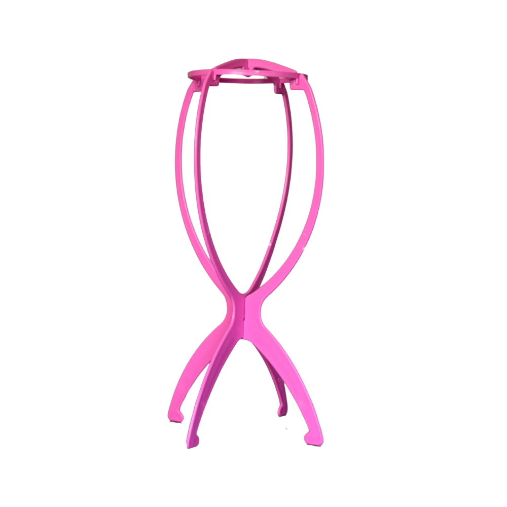 Peruukkiteline - pinkki